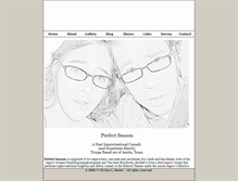 Tablet Screenshot of perfectseason.austinimprov.com